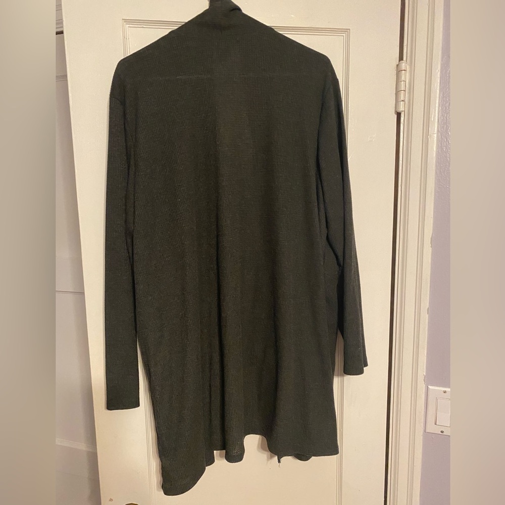 By design open front cardigan. - Picture 2 of 3